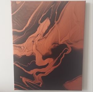 Halloween Paint Pour Painting "C"